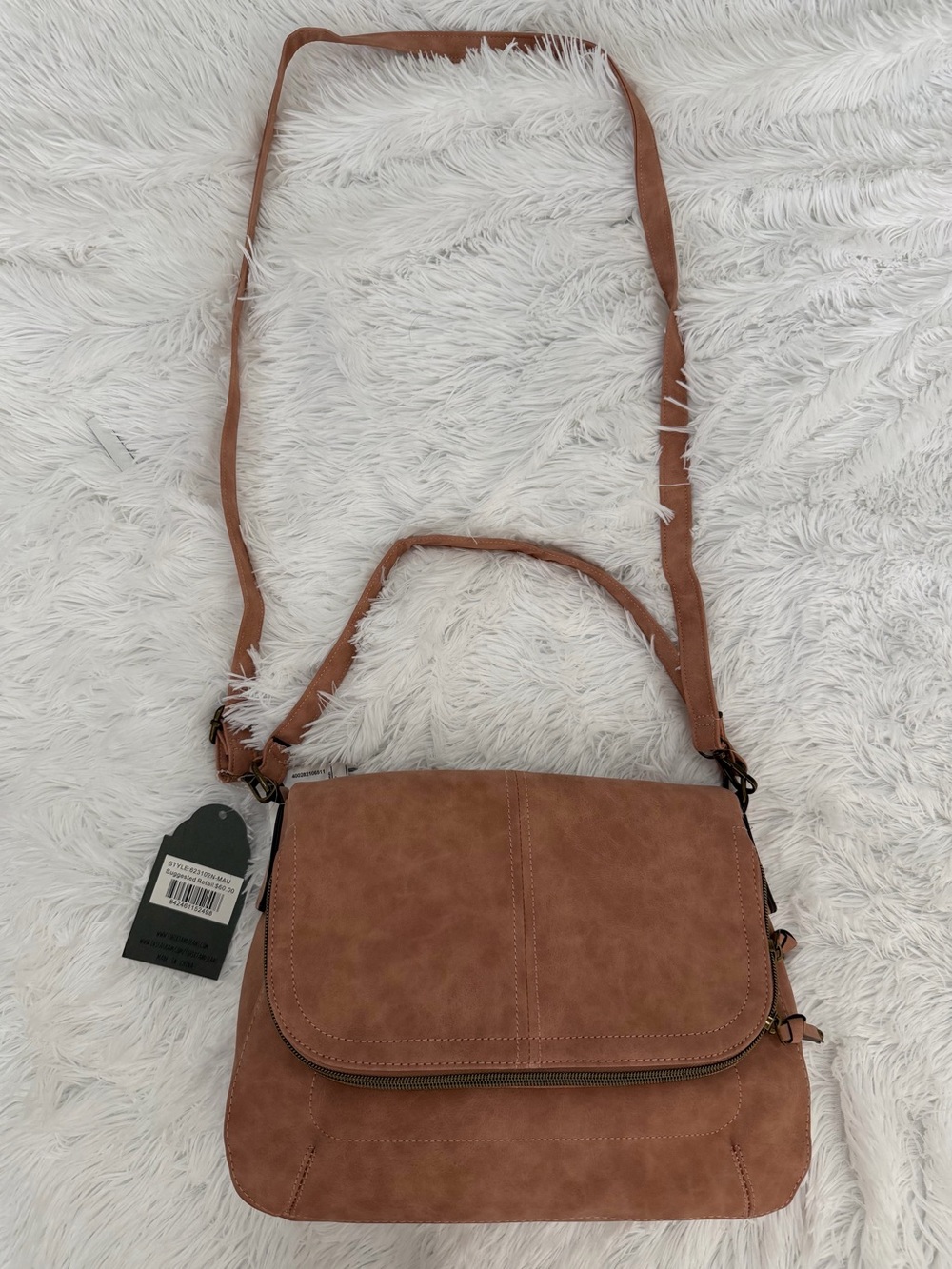 T-Shirt & Jeans Rosy brown Crossbody Flap Bag